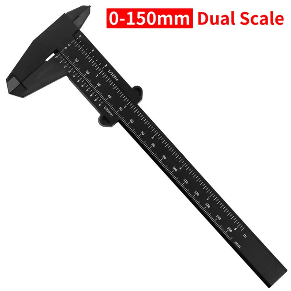 1PC Vernier Caliper 150MM Portable Tattoo Eyebrow Ruler Plastic Eyebrow Caliper Rulers Measurement Tools PMU Tattoo Accessories