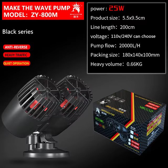 25W 20000L Black
