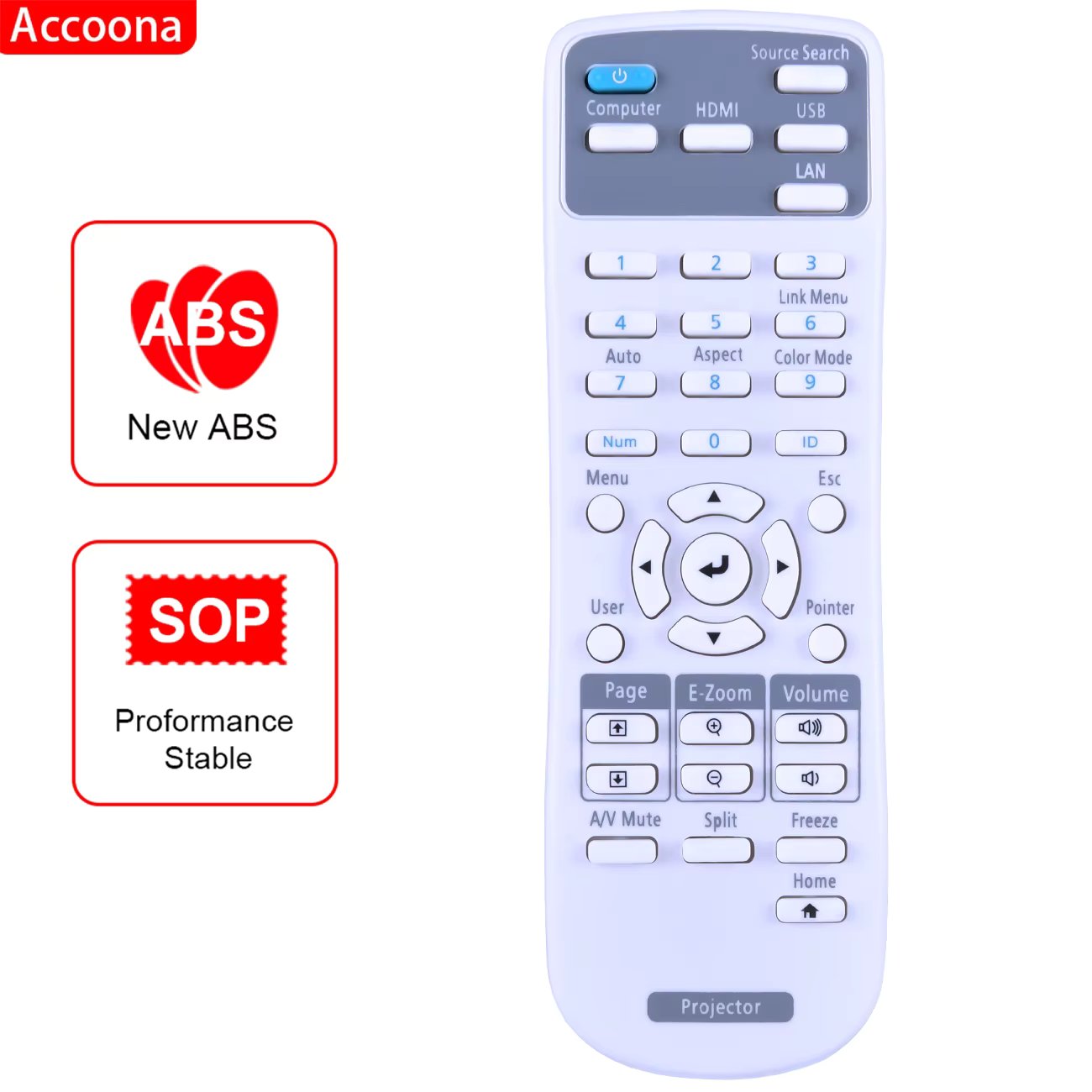 Remote Control fit for EPSON 218906000 POWERLITE L500W L510U L610 L400U L610U L615U L610W  Projector