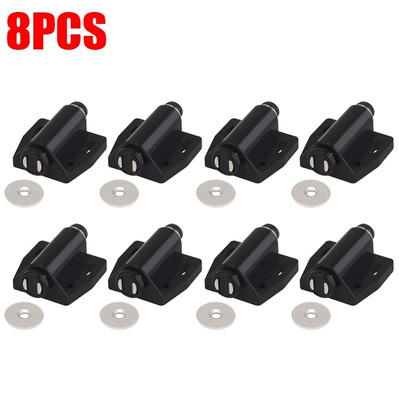8Pcs Black