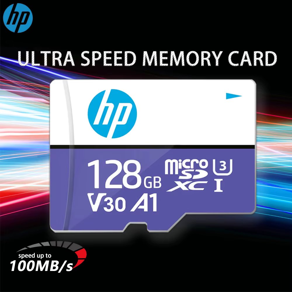 HP Micro SD Card Memory Card Class 10 64GB 128GB U3 4K High Speed Cartao De Memoria Flash Memory TF Mecard C10