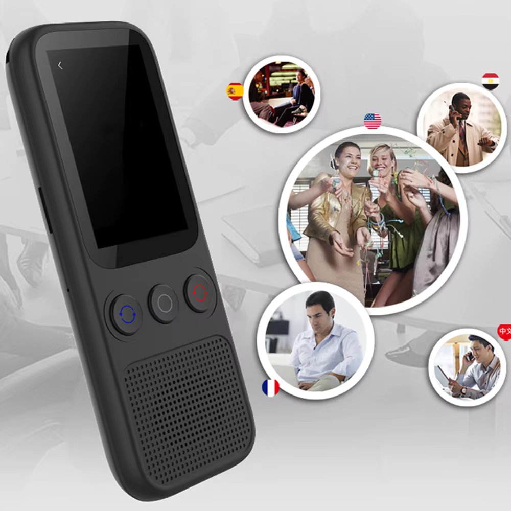 Multi-language Translation Device Portable 2inch Touch Screen Smart Text Voice Translator Offline Translation Voice Translator