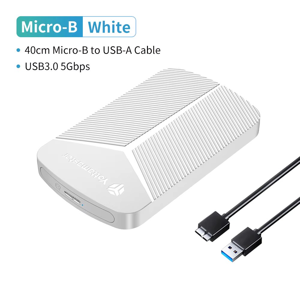 Micro-B in A White