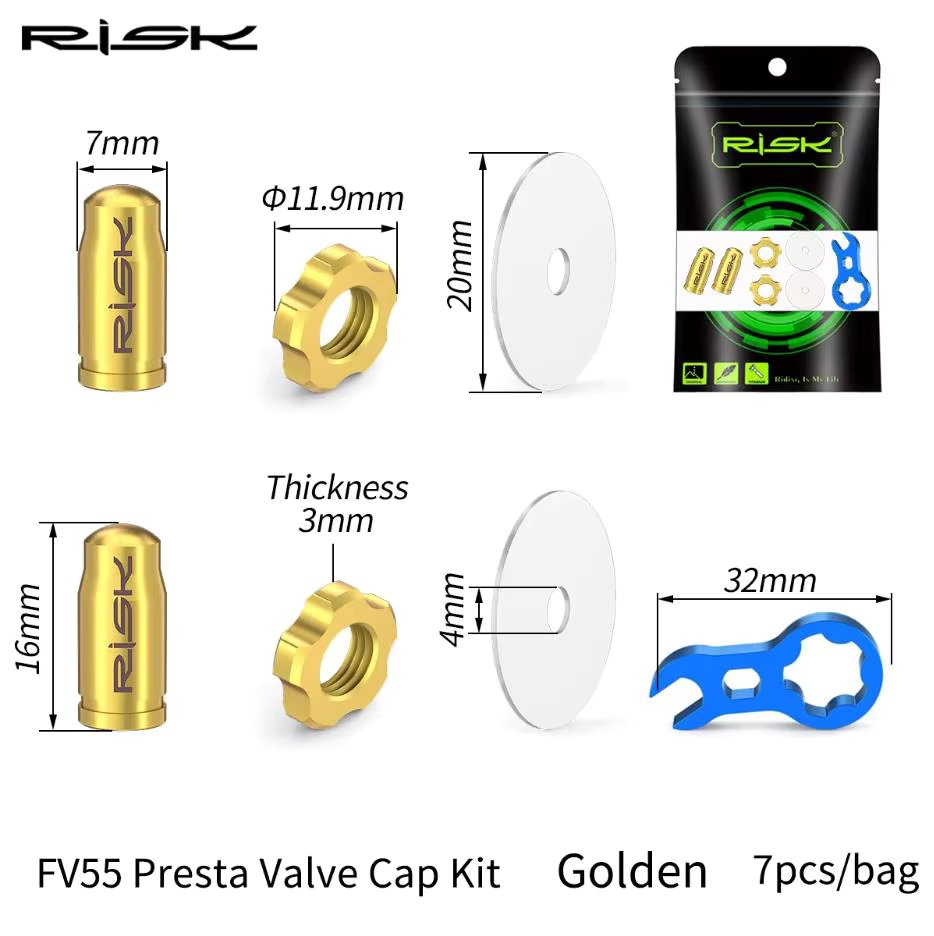 presta 7pcs gold