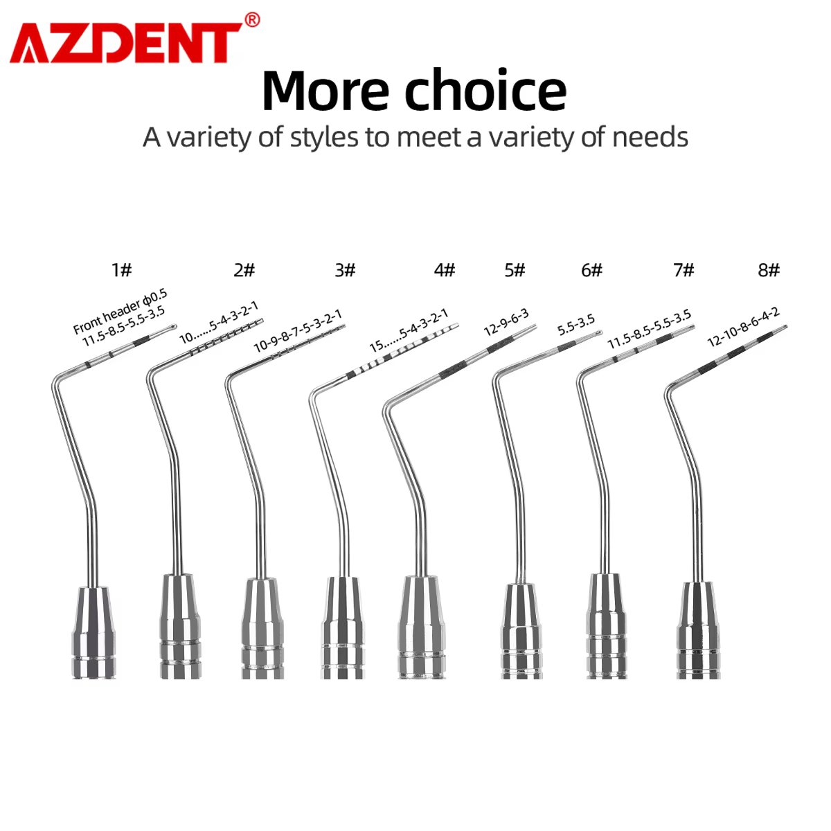 1PC Dental Periodontal Probe with Scale Stainless Steel Instrument Tool Endodontic Equipment Probe 1/2/3/4/5/6/7/8# Length 16cm