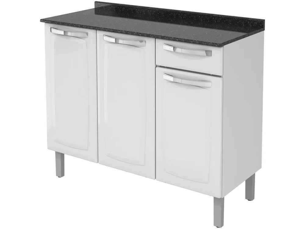 Kitchen Counter with Itatiaia Steel Top