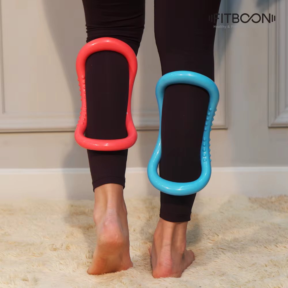 Fit 1 + 1 slim fit yoga ring protrusion massage stretching Zen ring calf soft hard big size FB-RING01