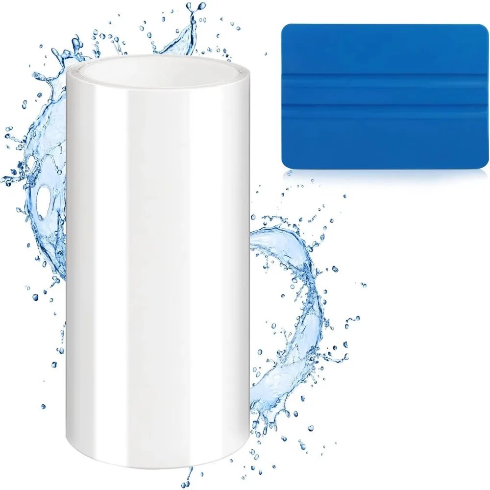 Waterproof Swimming Pool Repair Tape with Scraper Board TPU Multifunctional Inflatable Repair Tape for Swimming Ring Tent Floats