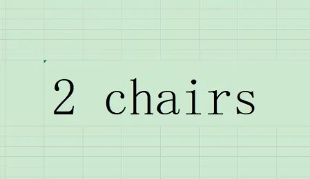 2 chairs