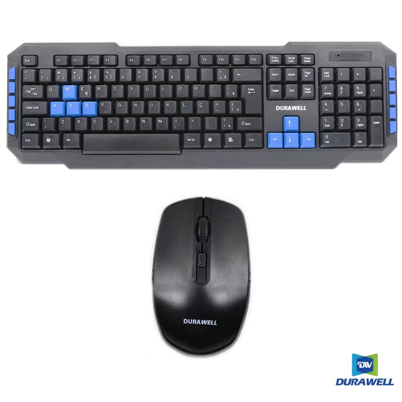 Wireless Wireless Multimedia Mouse Keyboard Kit Usb Black