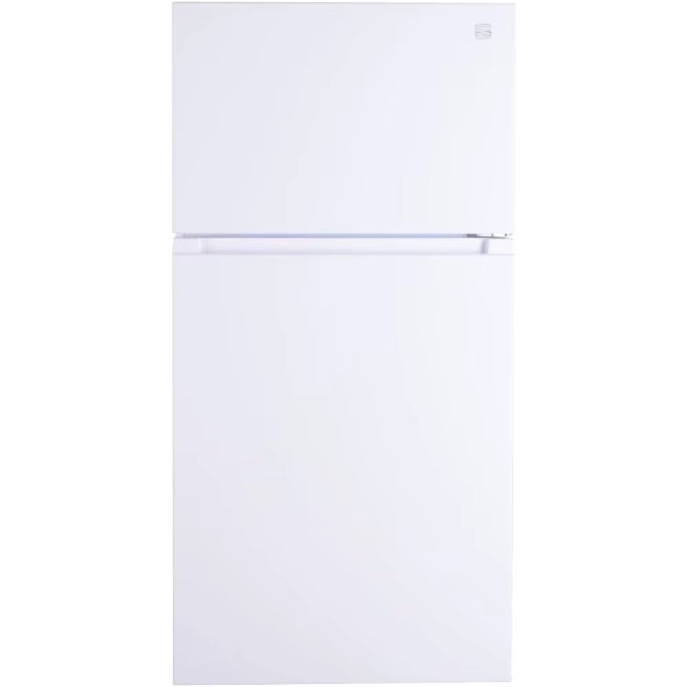 33 in. 20.5 cu. ft. Capacity Refrigerator/Freezer with Full-Width Adjustable Glass Shelving, Humidity Control Crispers, ENERGY