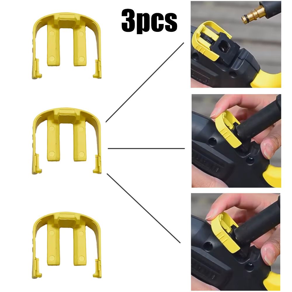 3 PCS  Clip For Karcher K2 K3 K7 Pressure Washer Trigger & Hose Clamp Replacement Quick Lock Connector C Clips Cleaner Parts