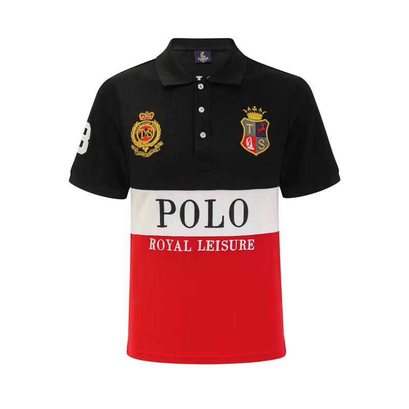 New Oversized Men's Polo Shirt Classic Great Desingers Royal Leisure Button Collar T-shirt Golf Plus Size XS-7XL Male Clothing
