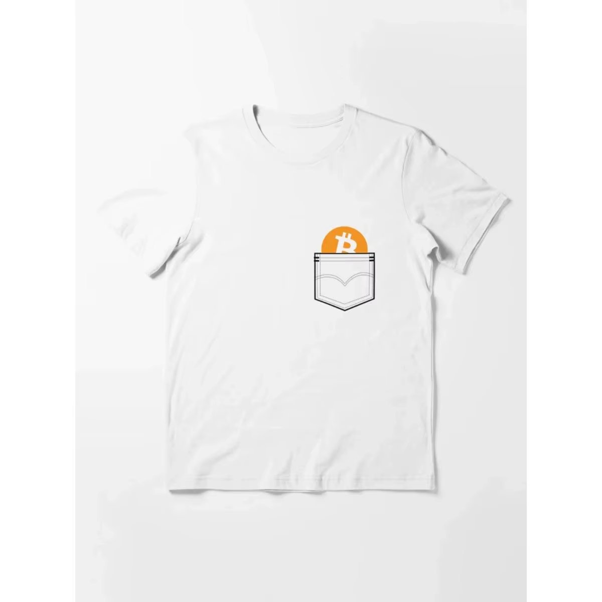 Men's Cotton T-shirt Buy Bitcoin Short Sleeve Shirt