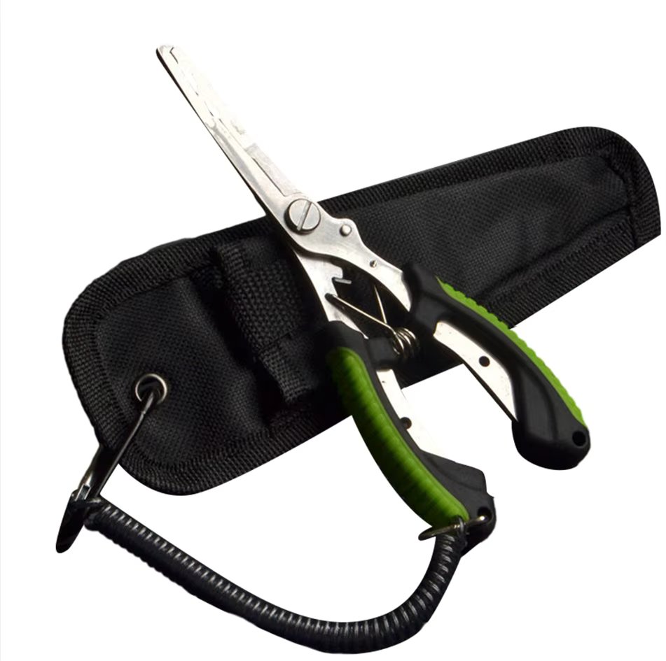 Stainless Steel Fishing Pliers Fishing Hook Remover Saltwater Resistant Fishing Braided Line Cutter Scissors Fishing Equipment