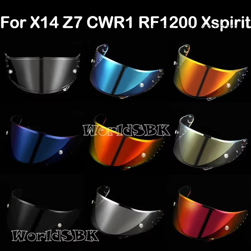 Helmet Visor for SHOEI X-14 X14 Z-7 Z7 CWR-1 CWR1 NXR RF-1200 RF1200 X-Spirit III XSpirit 3 X-Fourteen RYD CWR-F CWRF RF-SR