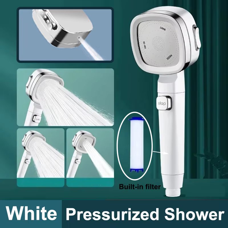 White shower