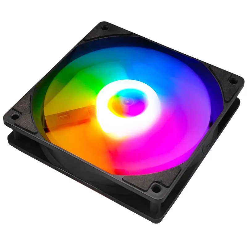 Manmu Big Promotion 120mm PC Case Fan RGB LED Computer Air Cooling Fans 4pin Gaming Cooler