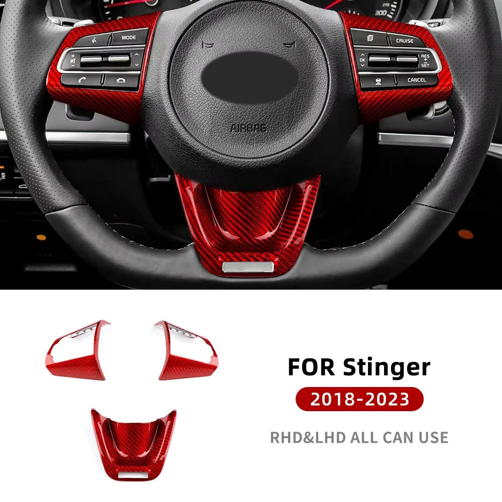 1Set Red Carbon