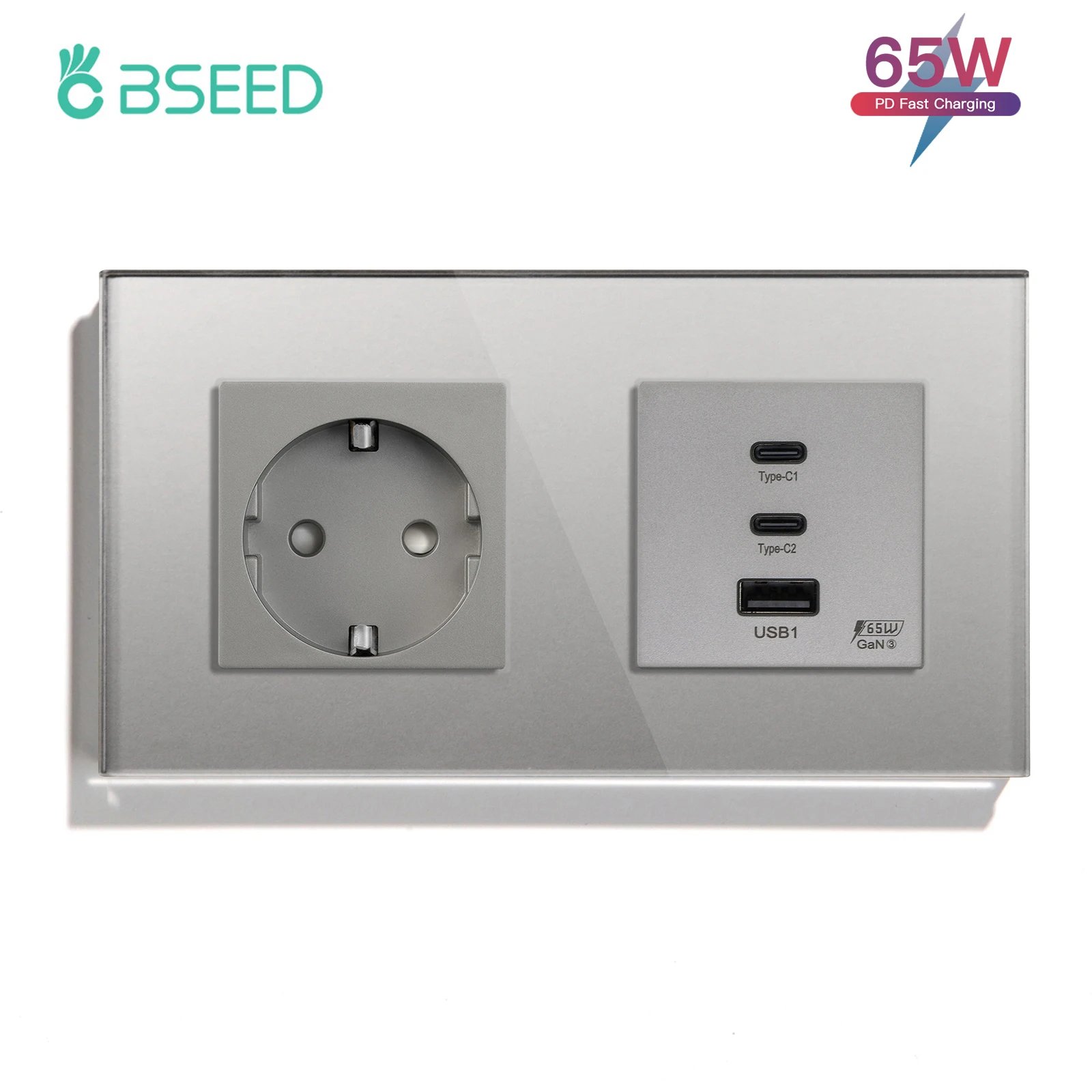 Socket and 65W Gray