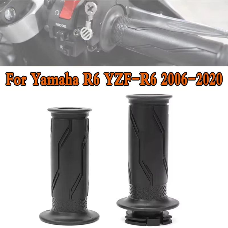For Yamaha R6 YZF-R6 2006-2020 Motorcycle Handle Grips Handlebar Grip Rubber Throttle Turn Grip Settle Handle Bar Grips New