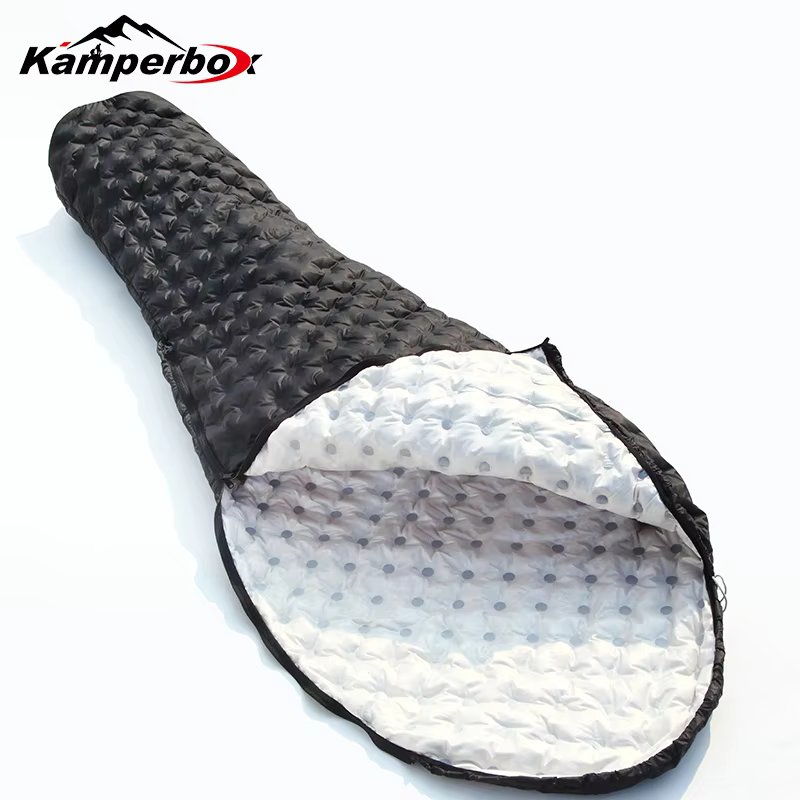 Kamperbox Down Sleeping Bag Camping 3 Season Ultralight Sleeping Bags Lightweight Sleeping Bag Bubblue Air 2