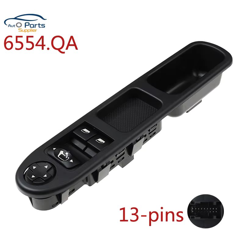 New 6554.QA 6554QA 9654859677 For Peugeot 207 207SW 207CC Power Window switch Button Lift Glass + Retro Foldable