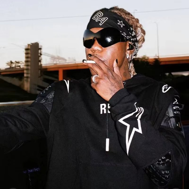 New Luxury Love Lasts Forever Paisley West Coast CRIPS Playboi Carti Destroy Lonely Bandana Scarf & Wrap / Headband Mask #206