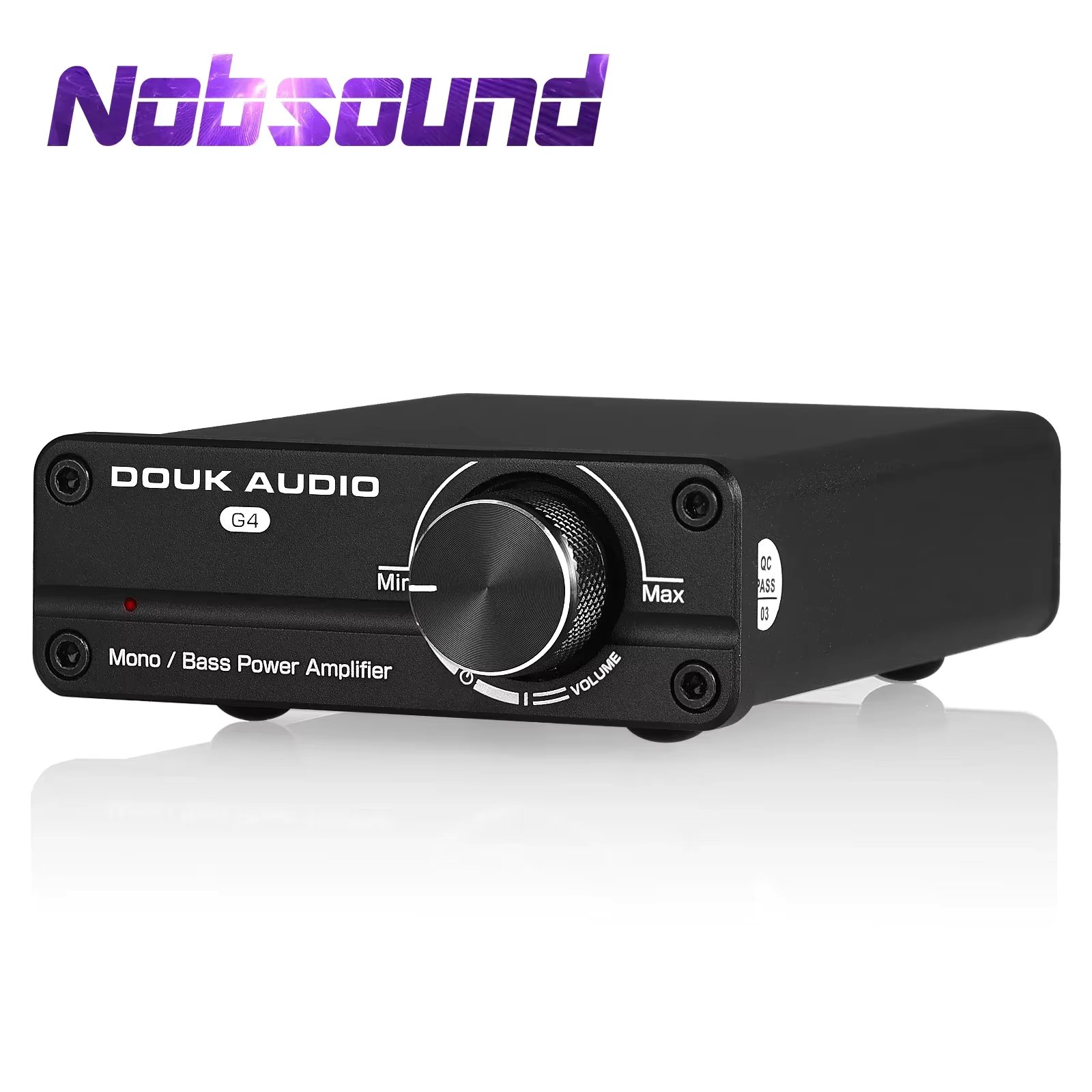 Nobsound Mini Subwoofer/Full-Frequency Mono Channel TPA3116 Digital Power Amplifier HiFi Integrated Class D Amp 100W