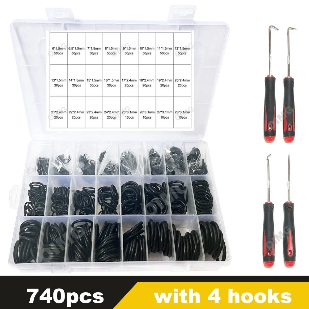 740pcs with hooks
