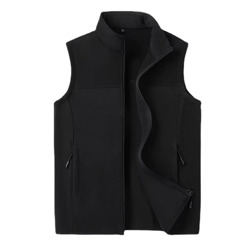 Men‘s Vests Casual Winter Fleece Warm Waistcoats Fashion Thermal Vests Sleeveless Jackets Windbreaker Vests Clothing