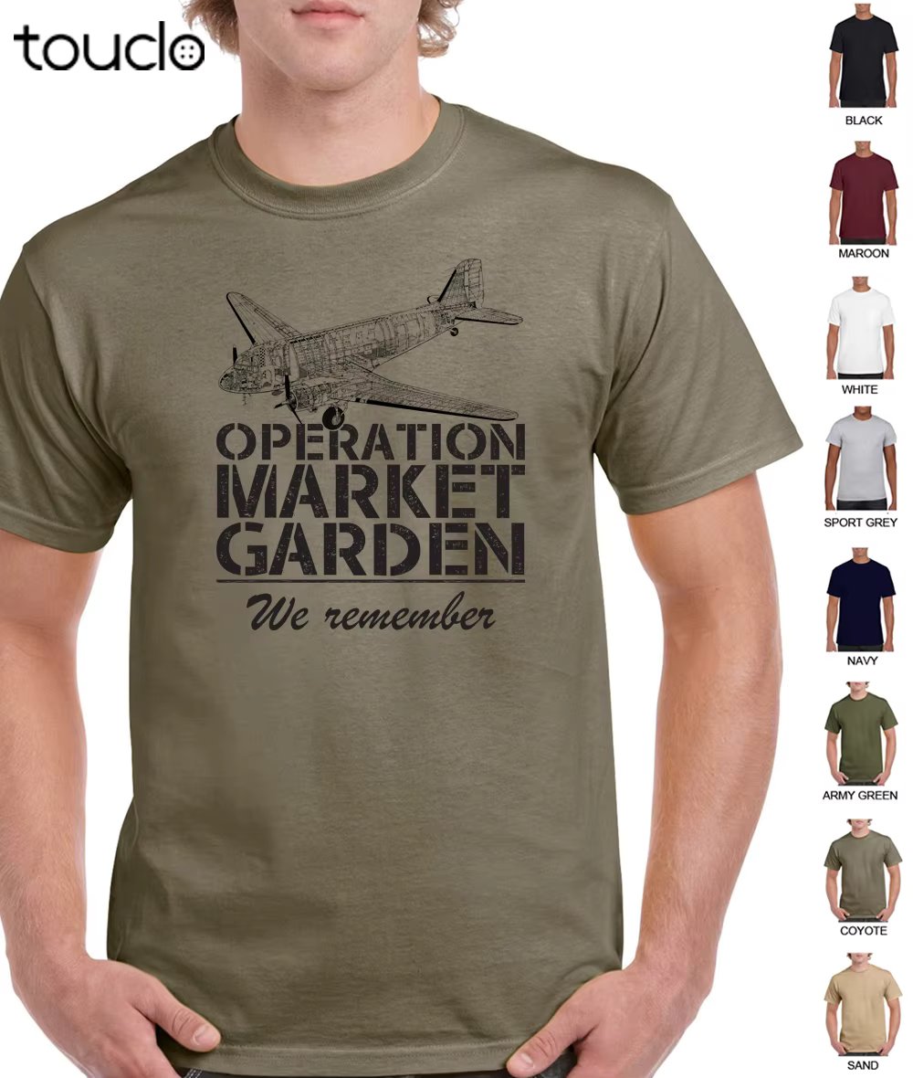 Operation Market Garden T-Shirt 75th Anniversary 1944 ARNHEM Parachute Regt