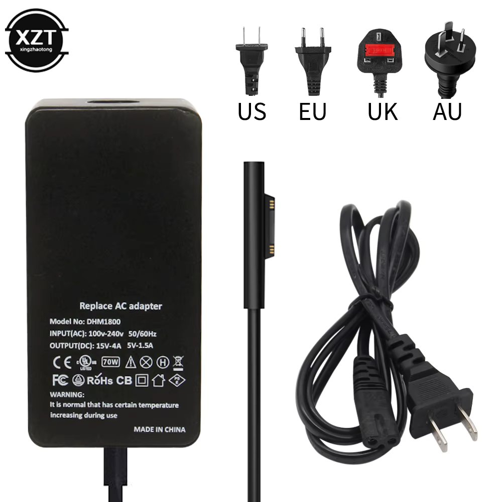 15V 4A 65W Charger Adapter Surface Laptop Book Power Supply For Pro3 Pro4 Pro5 Pro6 Pro7 Fast Charge Power Supply