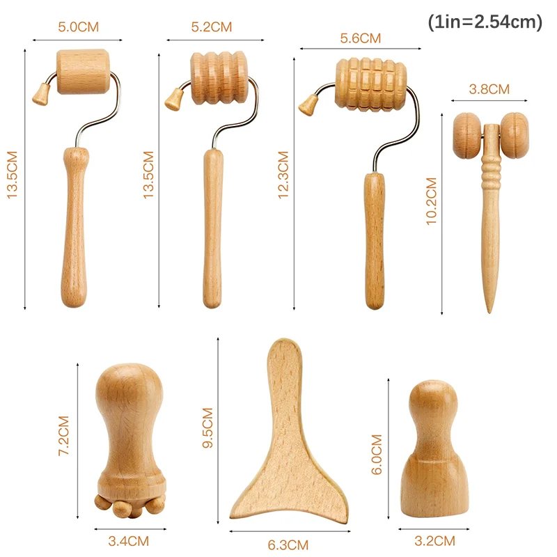 7 Pcs face massager