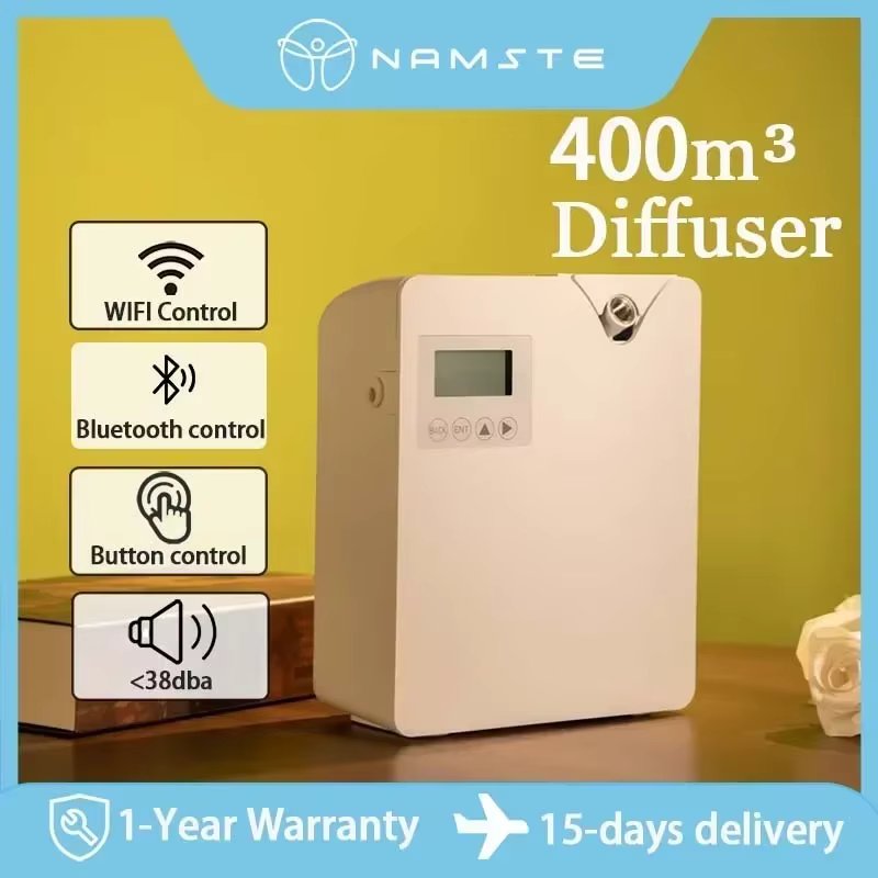NAMSTE Electric Aromatic Oasis Fragrance WIFI Aroma Diffuser Air Freshener Essential Capacity 300ml Bluetooth Purifiers 400m³
