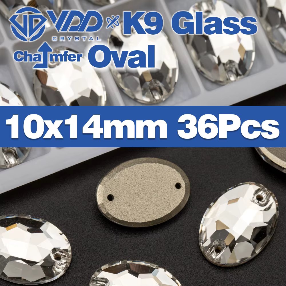 oval 10x14mm-36Pcs
