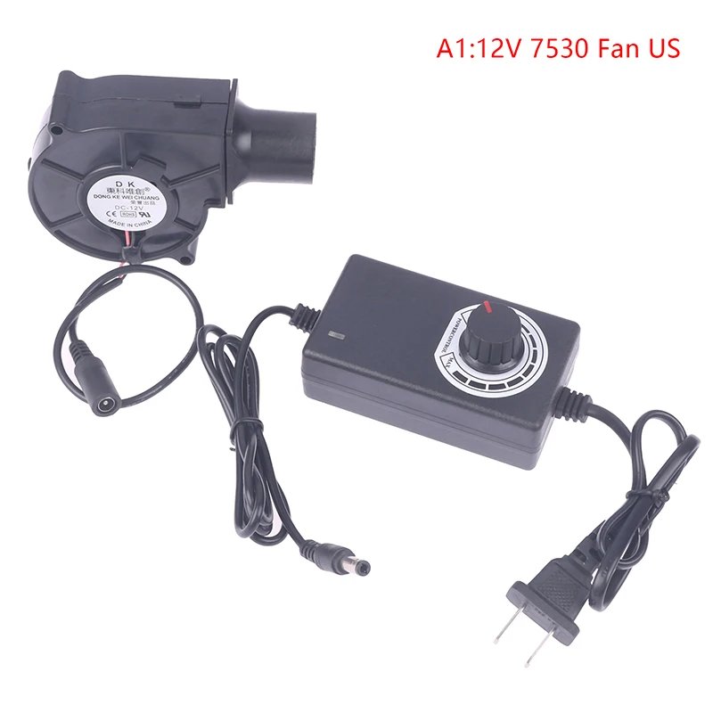 7530 Smelting Metal Fan Portable Air Blower 2500R Centrifugal Radial Air Cooler Metal Fan BBQ Blower Charcoal Cooling Cooler Fan