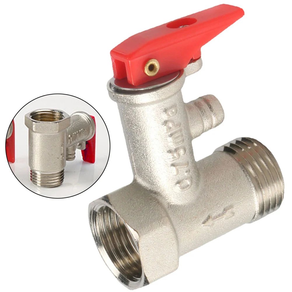 Pressure Relief Reducing Valve 0.7mpa Brass DN15 Electric Water Heater System Prevent Water Backflow Brand New