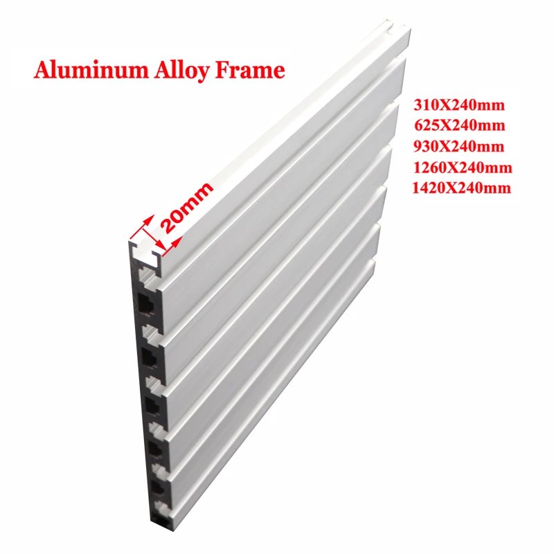 20240 Aluminum Profile 310 624 930 1260 1420mm T Slot Aluminum Alloy Extrusion Frame DIY CNC Engraving Machine 3D Printer Part