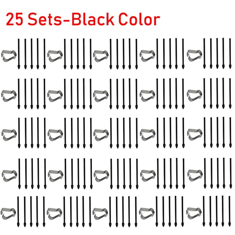 25 sets-Black