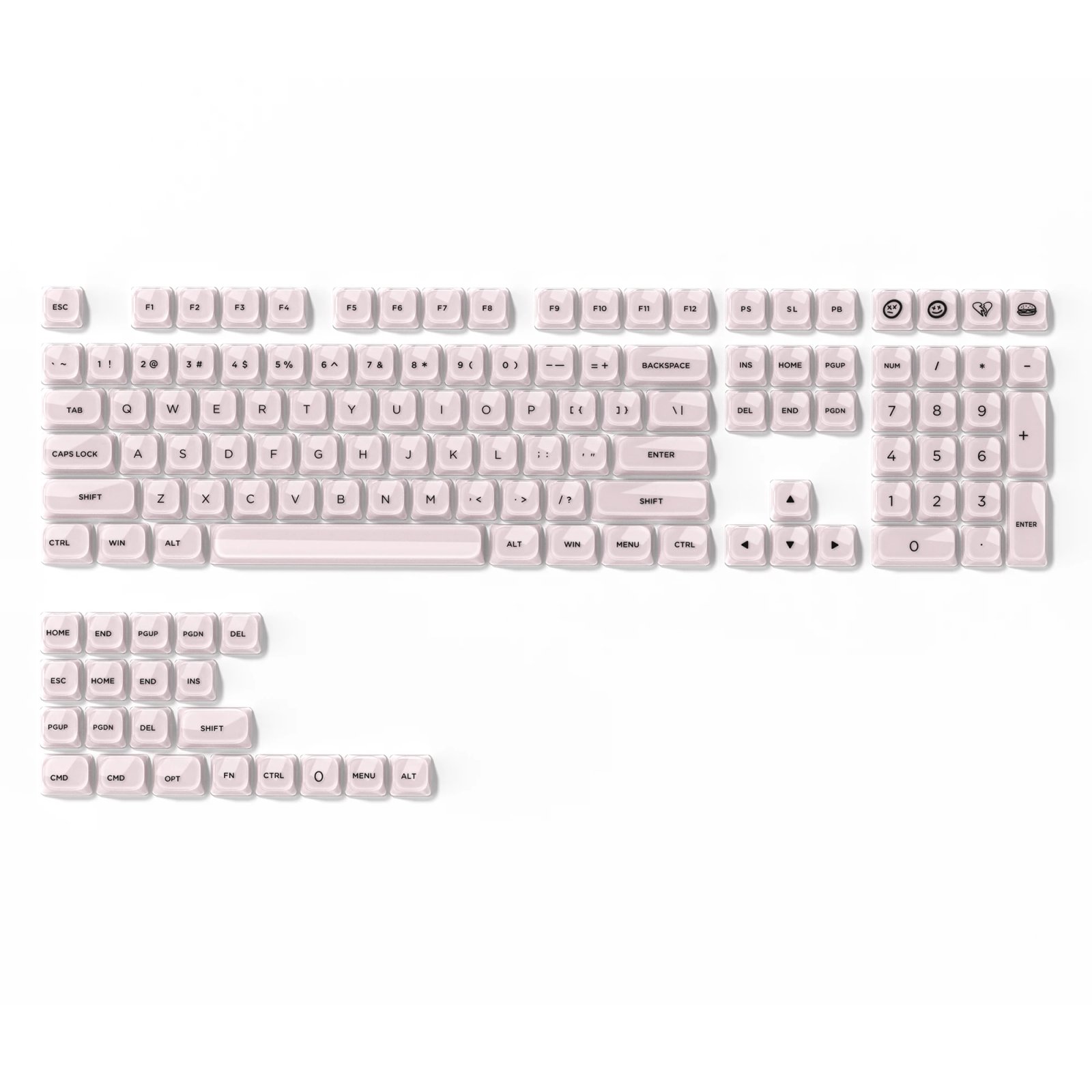 low profile pink