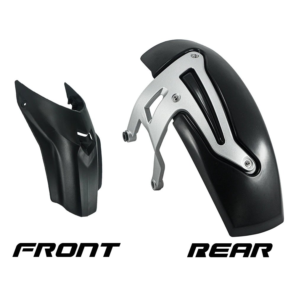 Front Rear Silver