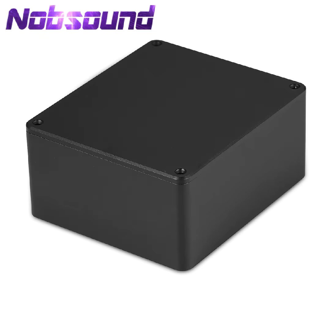 Nobsound Aluminum Chassis Amplifier Metal Case Transformer Shield Cover W140×D160×H75mm