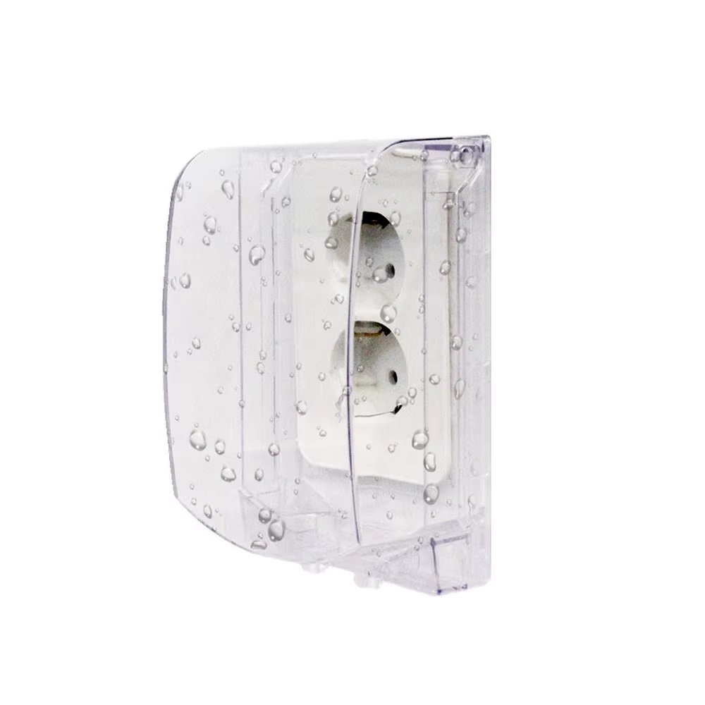 One-stop Korean Mita Ware-proof outlet cover case with transparent vertical