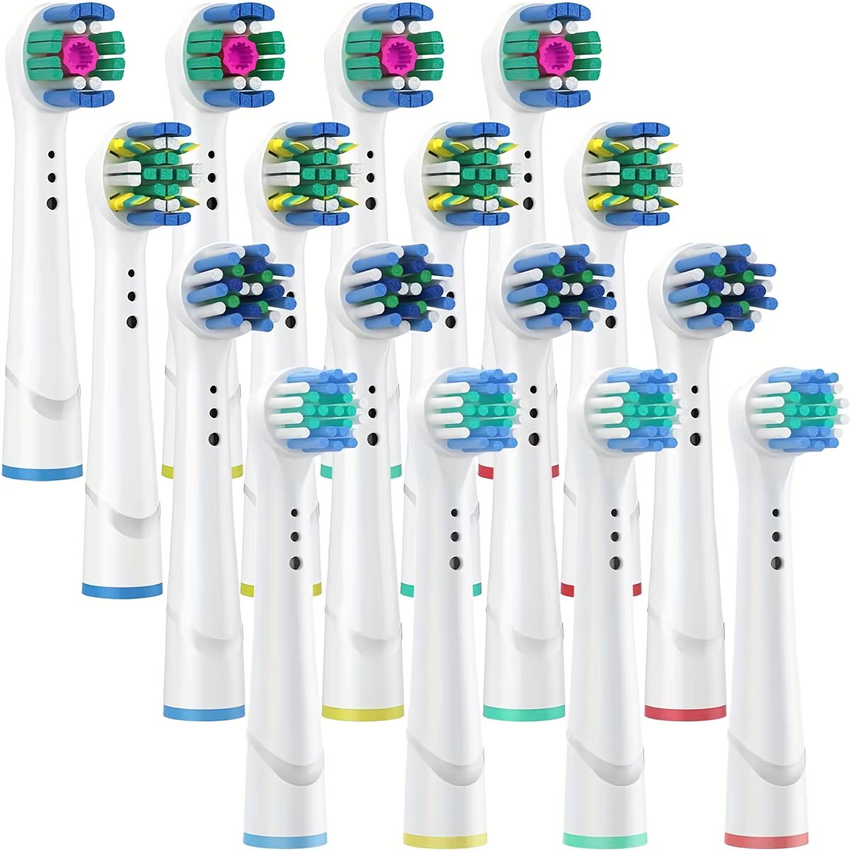 4/12/16Pcs Replacement Toothbrush Heads Compatible with Oral-B Braun Professional Electric Toothbrush Heads Brush Heads
