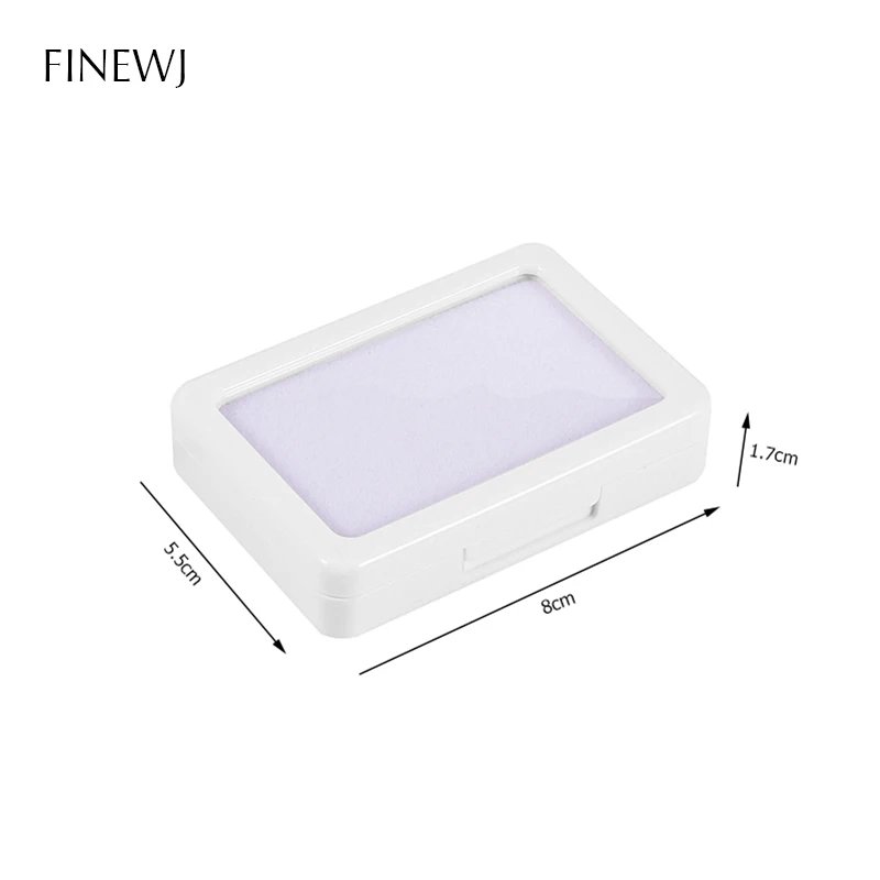 5.5x8cm White