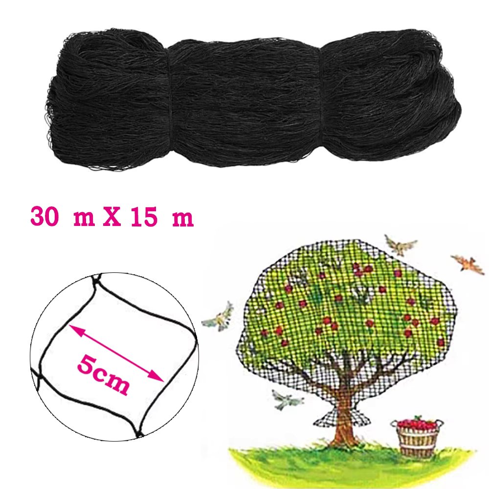 100" x 50" Anti Bird Netting Mesh Nylon For Fruit Crop Plant Tree For Protecting Trees from Bird, Poultry, Aviary