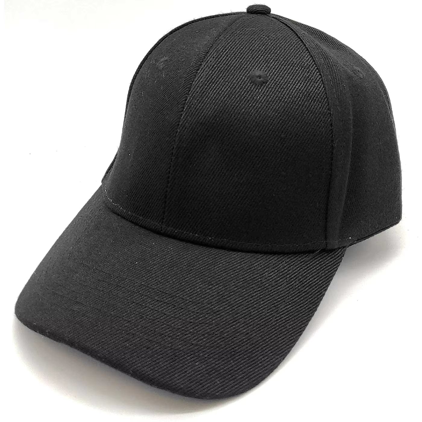 Tradineur Classic velcro Back Fit Adult Cap 100% Polyester Sport Accessories skate Outdoor (Black