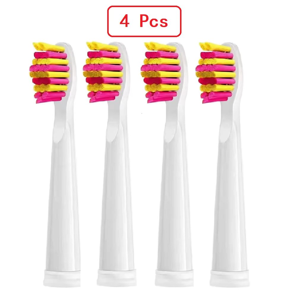 4 Pcs/Pack Replacement Brush Heads Electric Toothbrush Head For Seago For Fairywill Dupont Bristle Tooth Brush Head