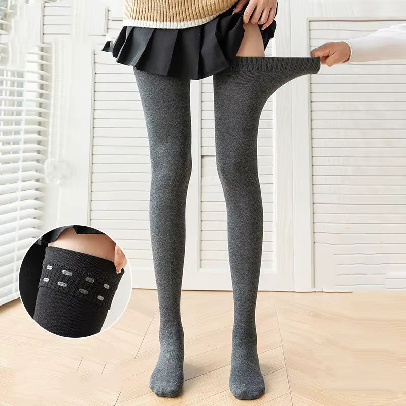 Sexy Women Stockings Long Socks Over Knee Thigh High Stockings Plus Size Lingerie Elastic Long Socks Anti-slip Medias Mujer